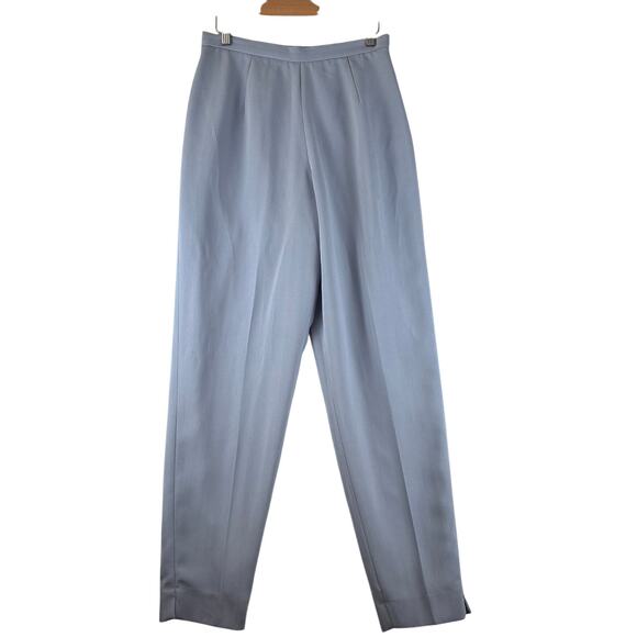 Vintage Larry Levine Suit Pants Women’s 10 Powder Blue Old Money Classy Career - Picture 1 of 13